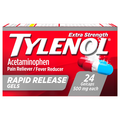 Tylenol Extra Strength Acetaminophen Pain Relief 500 mg Rapid Release Gels