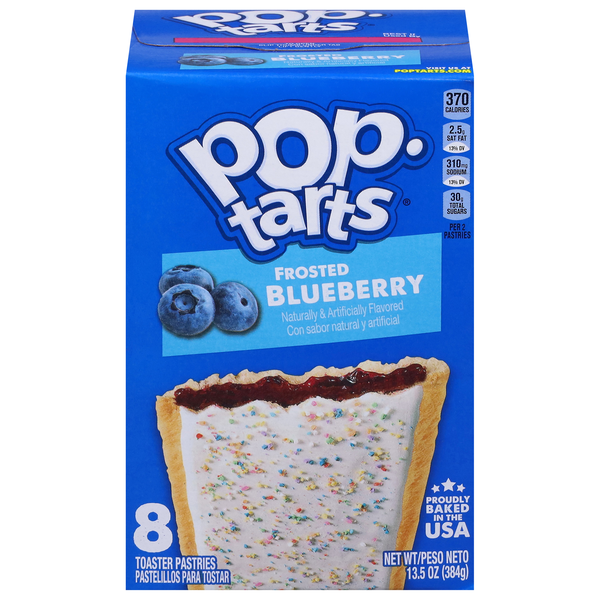 Pop-Tarts Frosted Blueberry Toaster Pastries - 8 ct