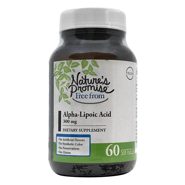 Nature's Promise Alpha-Lipoic Acid 300 mg Supplement Softgels