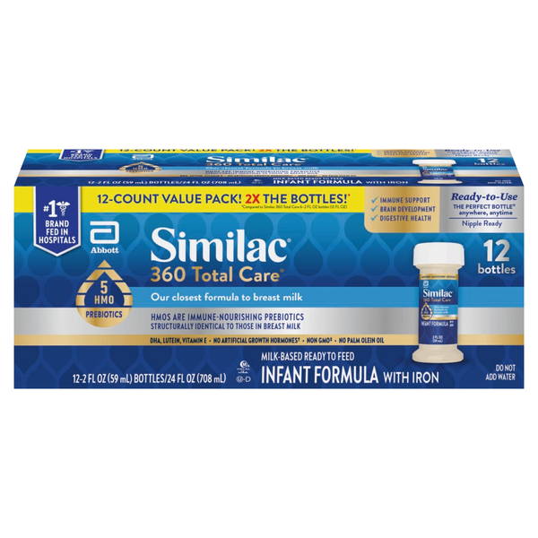 Similac 360 Total Care Advance Ready to Feed Infant Formula - 12 pk