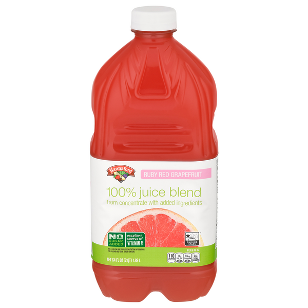 Hannaford 100% Juice Blend Rudy Red Grapefruit