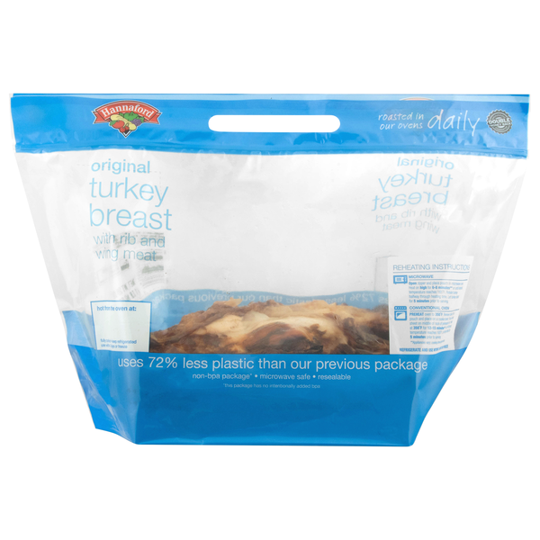Hannaford Original Turkey Breast w/Rib & Wing Meat (Cold)