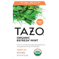 Tazo Regenerative Organic Caffeine Free Refresh Mint Herbal Tea Bags