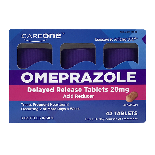 CareOne Omeprazole Acid Reducer Delayed Release Tablets