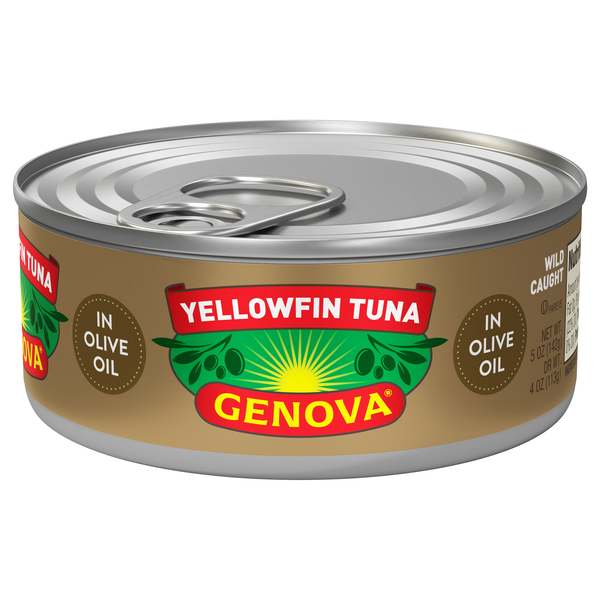 Genova Wild Caught Yellowfin Tuna in Olive Oil