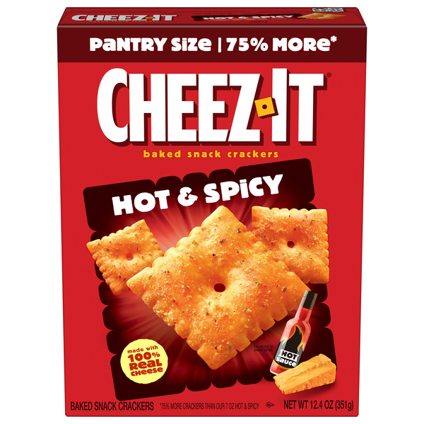 Cheez-It Hot & Spicy Baked Cheese Crackers