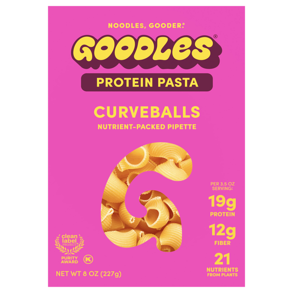 Goodles Protein Curveballs Nutrient-Packed Pipette Pasta