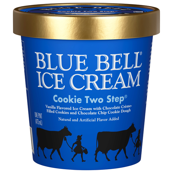 Blue Bell Cookie Two Step Ice Cream