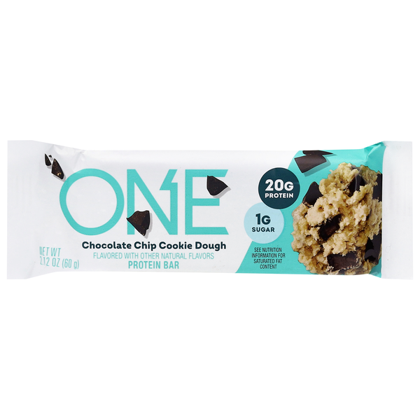 ONE Gluten Free Chocolate Chip Cookie Dough 20g Protein Bar