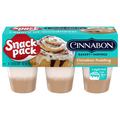 Snack Pack Cinnabon Bakery Inspired Pudding Cups - 6 ct