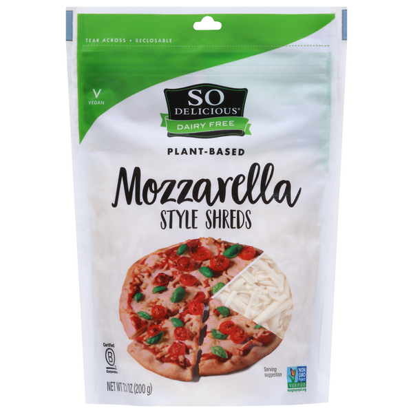 Save on So Delicious Dairy Free Mozzarella Style Shreds PlantBased
