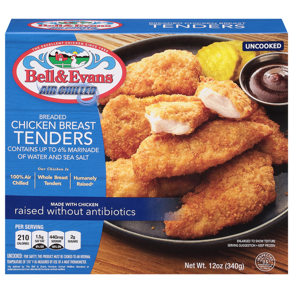 Bell & Evans Breaded Chicken Breast Tenders Frozen