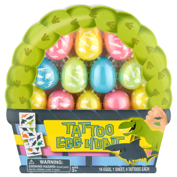 Mello Smello Easter Tattoo Egg Hunt Dinosaurs Ages 3+
