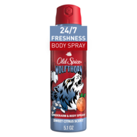 Old Spice Wolfthorn Aluminum Free Underarm & Body Spray