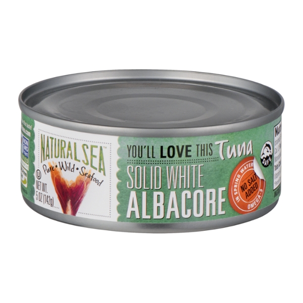 Save on Natural Sea Solid White Albacore Tuna in Water No Salt Added