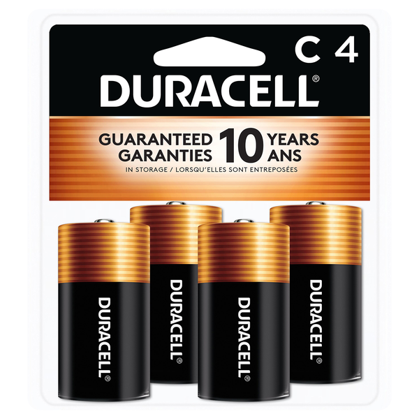 Duracell Coppertop Alkaline Batteries Size C
