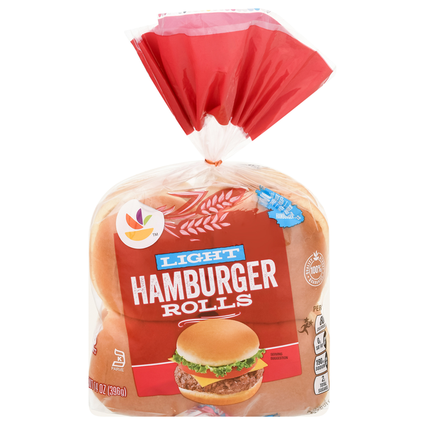 Our Brand Light Enriched Hamburger Rolls - 8 ct