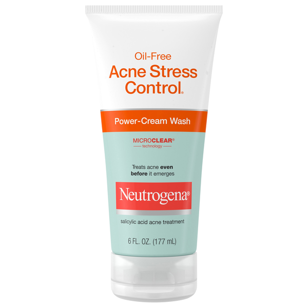 Neutrogena Acne Stress Control Power-Cream Wash Oil-Free Salicylic Acid