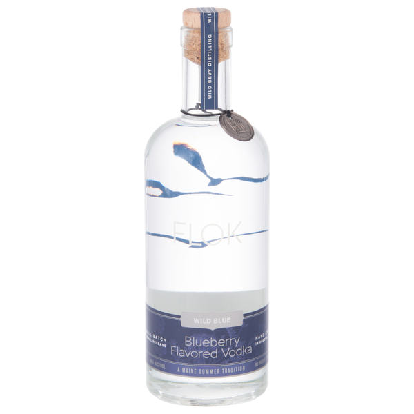 Wild Bevy Distilling Flok Wild Blue Blueberry Flavored Vodka