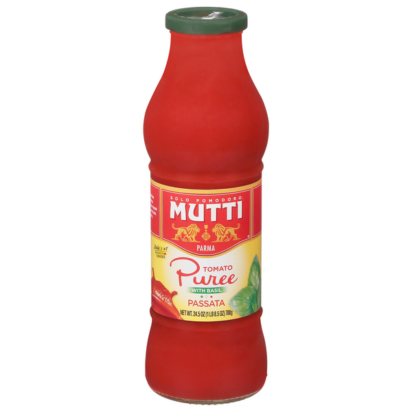 Mutti Passata Tomato Puree with Basil