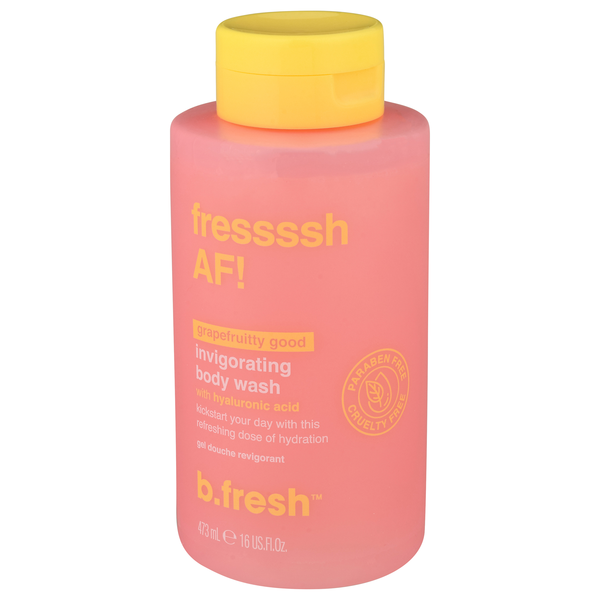 b.fresh Grapefruitty Good Invigorating Body Wash w/Hyaluronic Acid