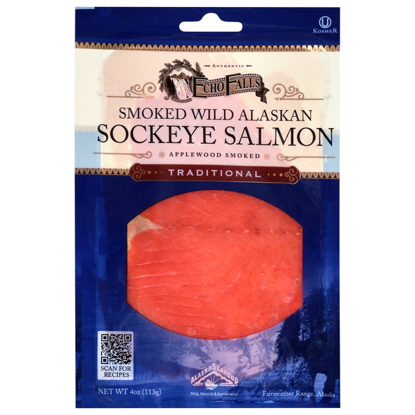 Echo Falls Traditional Smoked Wild Alaskan Sockeye Salmon