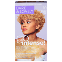 Dark and Lovely Go Intense! Permanent Hair Color Golden Blonde 10