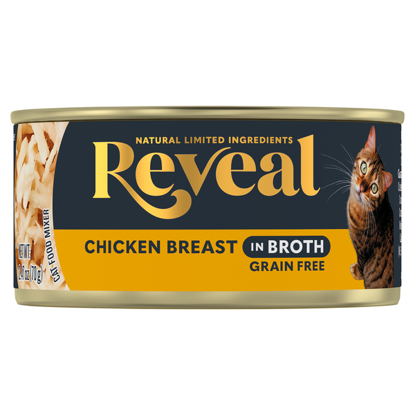 Reveal Wet Cat Food Chicken Breast in Natural Broth Grain Free