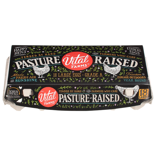 Vital Farms Pasture Raised Large Brown Eggs