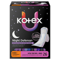 U by Kotex Night Defense Ultra Thin Overnight Pads with Wings