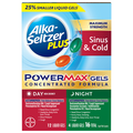 Alka-Seltzer Plus PowerMax Gels Max Strength Sinus & Cough Day & Night