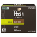 Peet's Decaf House Blend Dark Roast Single Serve K-Cup Coffee Pods