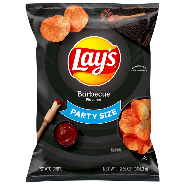 Lay's Barbecue Potato Chips Party Size