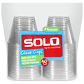 Solo Clear Plastic Cups 9 oz