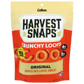 Harvest Snaps Crunchy Loops Original Baked Red Lentil Snacks
