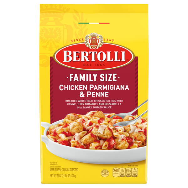 Bertolli Chicken Parmigiana & Penne Family Size Frozen Skillet Meal