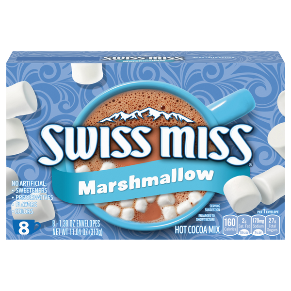 Swiss Miss Marshmallow Hot Cocoa Mix - 8 ct