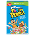Fruity Pebbles Marshmallow Fruit Flavor Rice Cereal Large Size