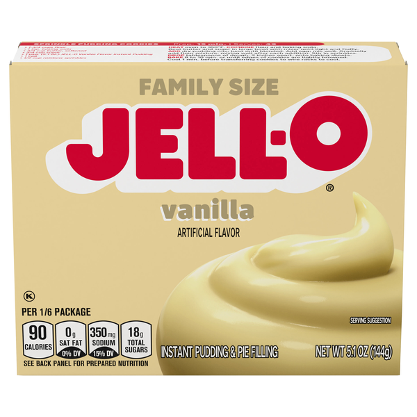 Jell-O Vanilla Instant Pudding & Pie Filling Mix