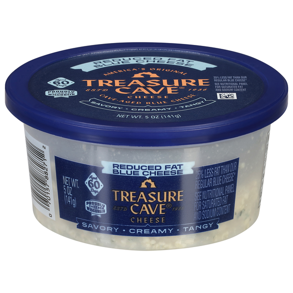 Save on Treasure Cave Reduced Fat Blue Cheese Crumbles Order Online