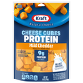 Kraft Natural 9g Protein Reduced Fat Mild Cheddar Cheese Cubes