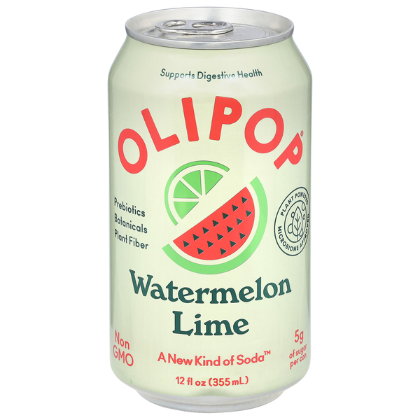Olipop Watermelon Lime Soda