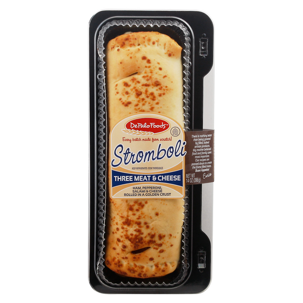 De Palo Foods Stromboli Three Meat & Cheese
