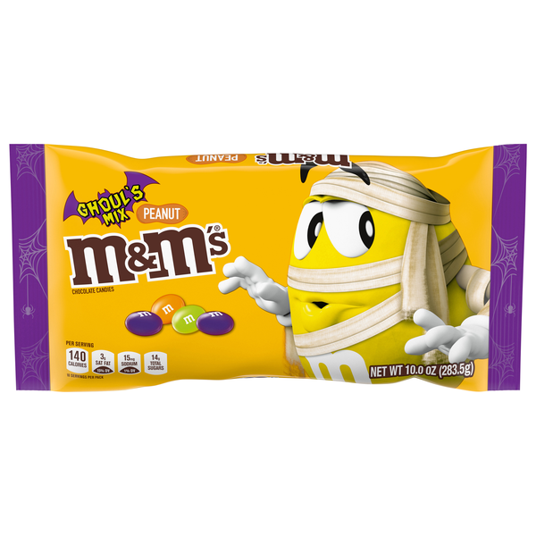 Save on M&M's Ghoul's Mix Peanut Milk Chocolate Halloween Candy Order