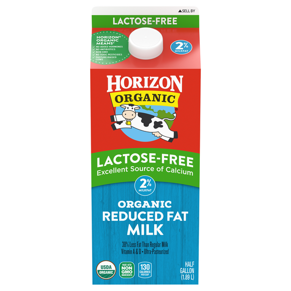 Horizon Organic Lactose Free 2% Reduced Fat Milk