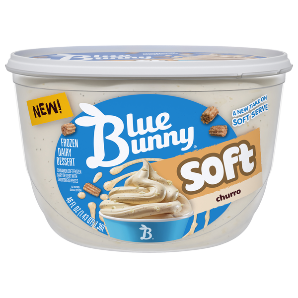 Blue Bunny Soft Churro Frozen Dairy Dessert