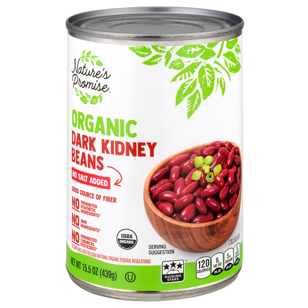 Nature's Promise Organic No Salt Added Dark Kidney Beans
