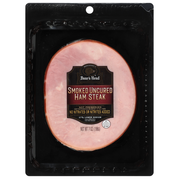Boar's Head Boneless Smoked Uncured Ham Steak