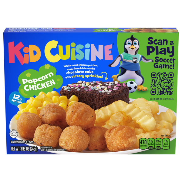 Kid Cuisine Popcorn Chicken Protein Frozen Meal