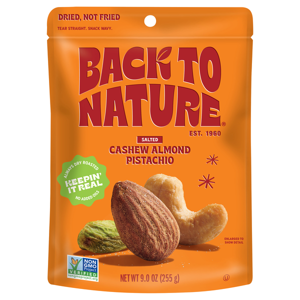 Back to Nature Salted Cashew Almond Pistachio